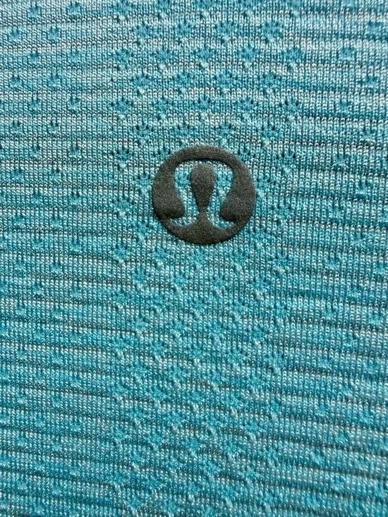 lululemon athletica Swiftly Tech 2.0 Race Length Long Sleeve Size 8 Blue Chill - Picture 2 of 13